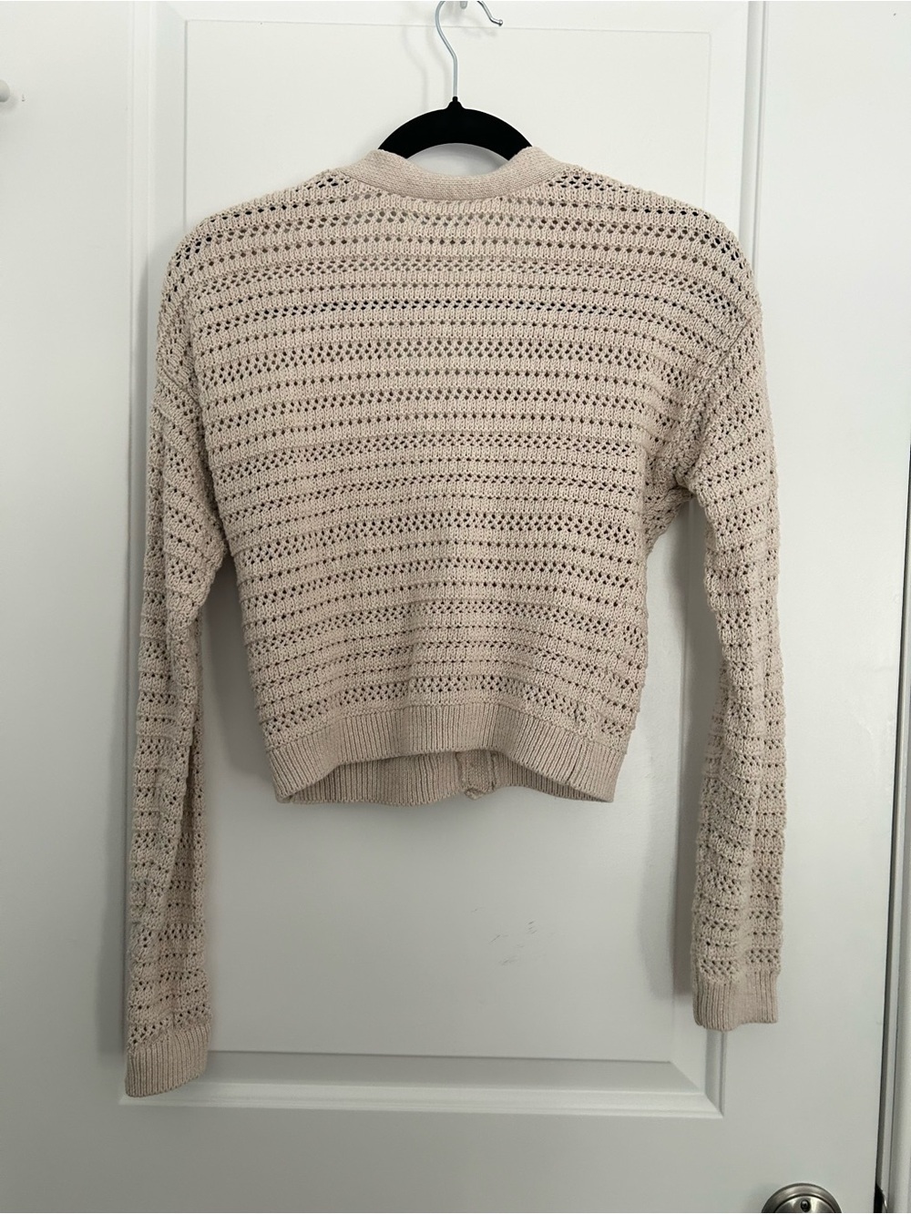Hollister Crochet Open Knit Cardigan Sweater - Picture 3 of 3